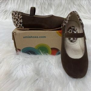 NEW Umi Leola Leopard Print Ballet Toddler Flats